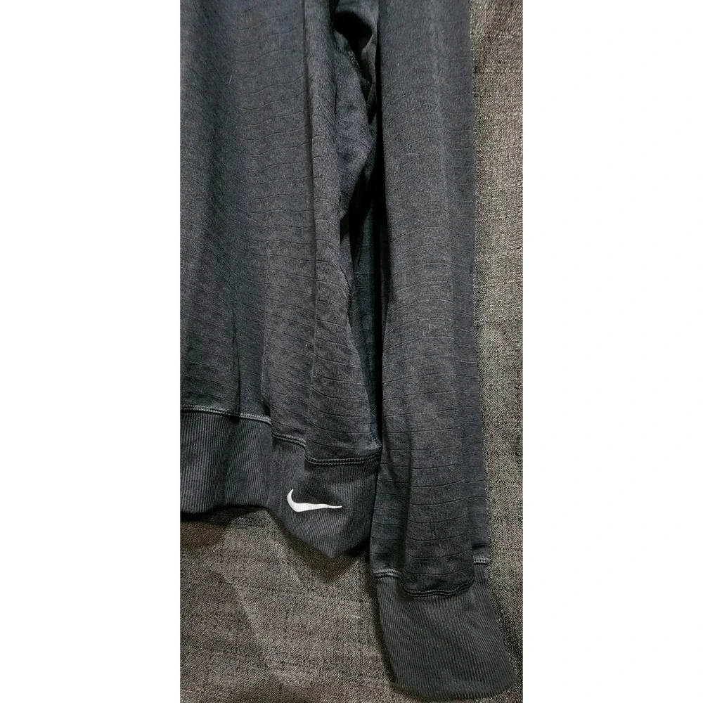 NIKE THERMA-FIT Element Crew Neck Sweatshirt‎ Sz 2X Black Active Gym Long Sleeve